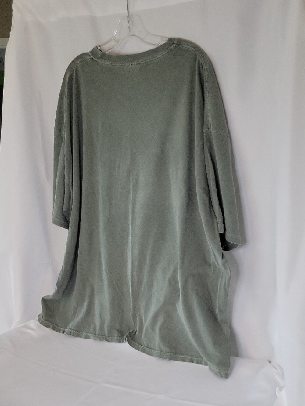 Comfort Colors Sage Green Ghost Pumpkin Graphic Tee - Picture 3 of 4